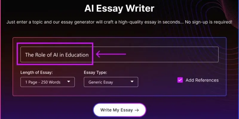 Al Essay Writer